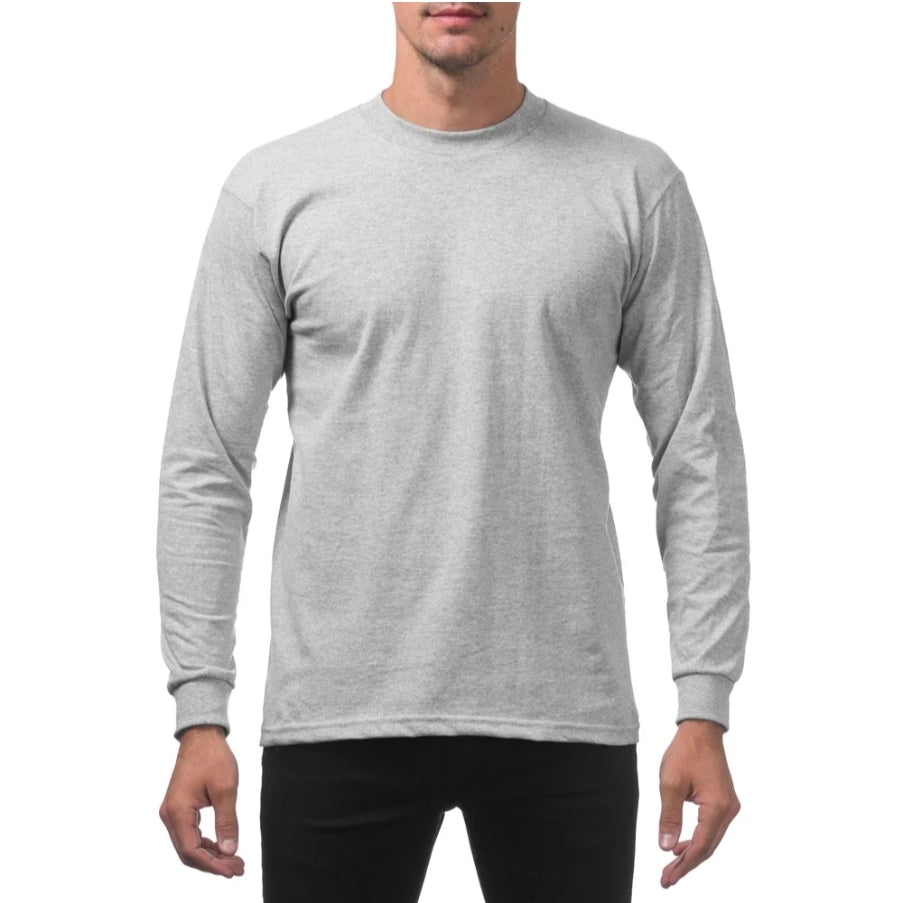 Pro Club Men's Heavyweight Cotton Long Sleeve T-Shirt